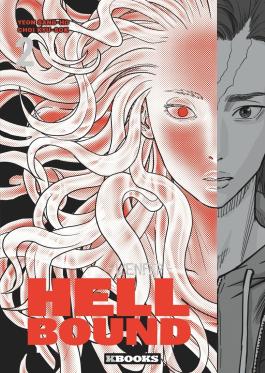 Couverture de la Kbooks Hellbound - L'Enfer - Tome 02 de Sangho yeon - Editions Delcourt