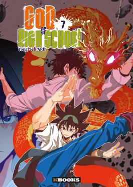 Couverture du tome 7 du Webtoon God of High School - de Yong-Je Park - Éditions Kbooks