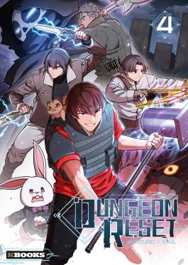 Couverture du Kbooks Dungeon Reset Tome 4 de Ant Studio et Daul - Editions Delcourt