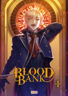 Couverture du Tome 1 du webtoon Blood Bank de Silb - Éditions Delcourt