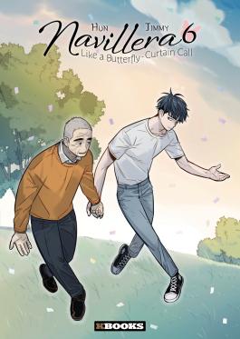 Couverture du Tome 6 du webtoon Navillera - Like a Butterfly de Hun et Jimmy - Éditions Delcourt