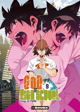 Couverture du tome 9 du Webtoon God of High School - de Yong-Je Park - Éditions Kbooks