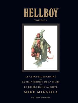 Couverture du Comics Hellboy Deluxe T02 de Mike mignola - Editions Delcourt
