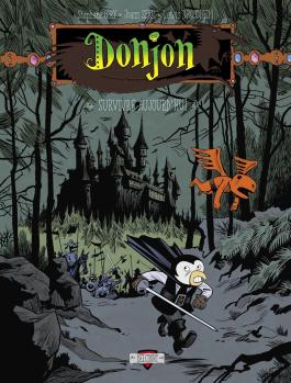 Couverture de la BD Donjon Potron-Minet -82 Survivre aujourd'hui de Joann sfar - Editions Delcourt