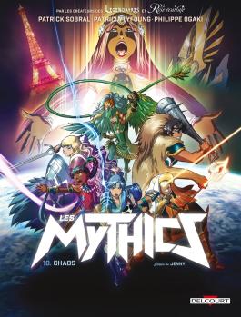 Couverture de la Jeunesse Les mythics - Tome 10 Chaos de Philippe ogaki - Editions Delcourt