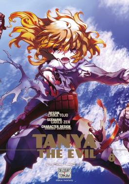 Couverture du Manga Tanya the Evil T08 de Carlo zen - Editions Delcourt