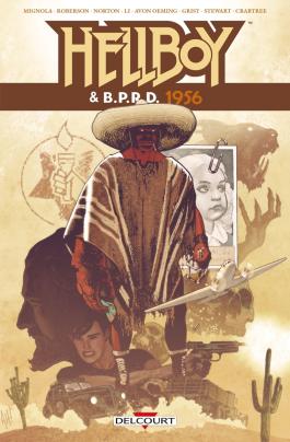 Couverture du Comics Hellboy et BPRD T05 - 1956 de Mike mignola - Editions Delcourt