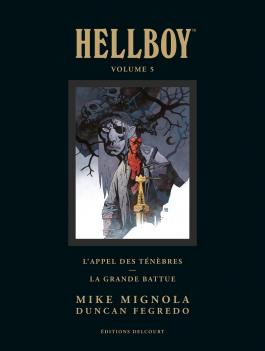 Couverture du Comics Hellboy Deluxe T05 de Mike mignola - Editions Delcourt