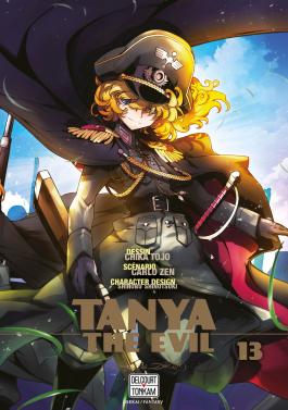 Couverture du tome 13 du manga Tanya The Evil - de Carlo Zen - Éditions Delcourt
