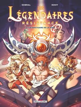 Couverture de la Jeunesse LES LEGENDAIRES RESISTANCE - Tome 03 LE SANCTUAIRE DE LA MORT de Patrick sobral - Editions Delcourt