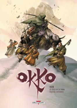 Couverture de la bd Okko, Le Cycle de la terre Intégrale Tome 3 à 4 NED de Hub - Éditions Delcourt 