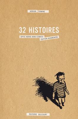 Couverture du Comics 32 Histoires de Adrian tomine - Editions Delcourt