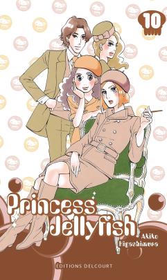 Couverture du Manga Princess Jellyfish T10 de Akiko higashimura - Editions Delcourt