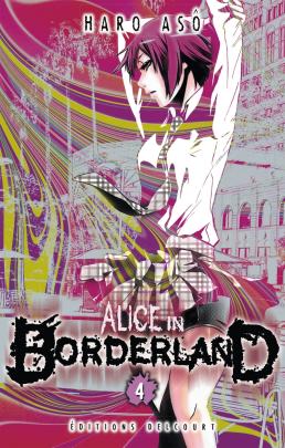 Couverture du Manga Alice in Borderland T04 de Haro asô - Editions Delcourt