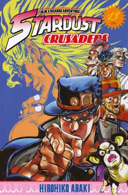 Couverture du Manga Jojo's - Stardust Crusaders T13 de Hirohiko araki - Editions Delcourt