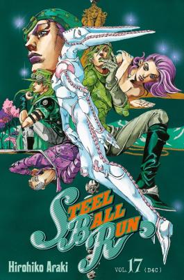 Couverture du Manga Jojo's - Steel Ball Run T17 de Hirohiko araki - Editions Delcourt