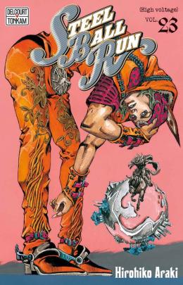 Couverture du Manga Jojo's - Steel Ball Run T23 de Hirohiko araki - Editions Delcourt
