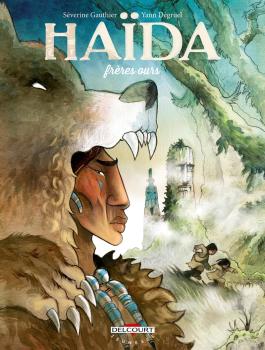 Couverture de la Jeunesse Haïda T02 - Frères ours de Séverine gauthier - Editions Delcourt