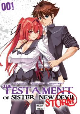 Couverture du Manga The Testament of Sister New Devil Storm T01 de Tetsuto uesu - Editions Delcourt