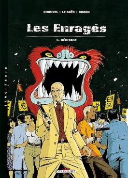Couverture de la BD Les Enragés T05 Héritage de David chauvel - Editions Delcourt