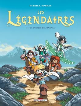 Couverture de la Jeunesse LES LEGENDAIRES N01 LA PIERRE DE JOVENIA - Tome 1 de - Editions Delcourt