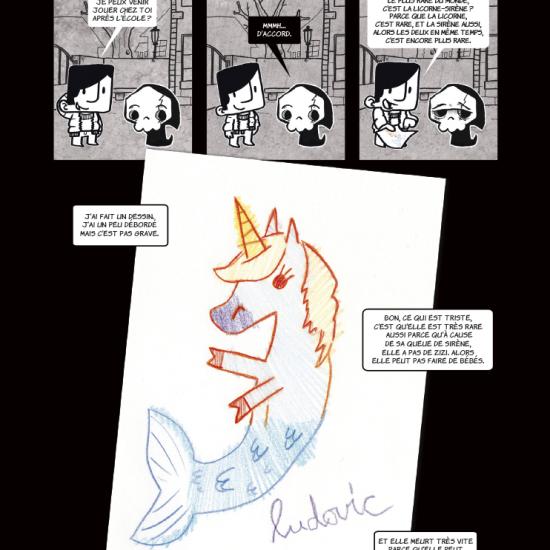 Galerie d’image de La Petite Mort de Davy Mourier : illustration n°12 - Editions Delcourt