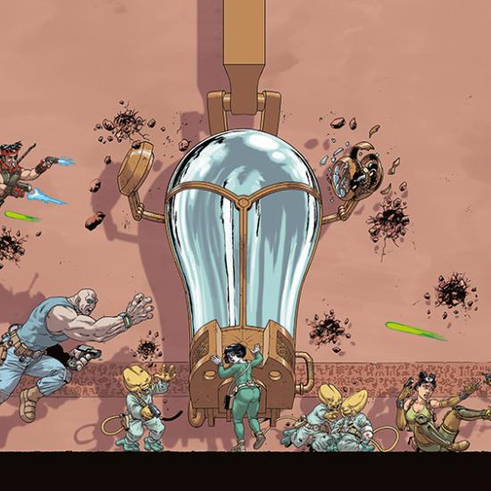Galerie d'images : illustration n°2 de la série Sillage de P. Buchet et JD. Morvan - Editions Delcourt