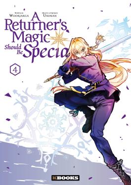 Couverture du kbooks A Returner's Magic Should be Special Tome 4 de Usonan et Wookjakga - Editions Delcourt