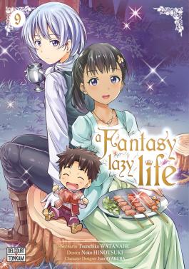 Couverture du Manga A Fantasy Lazy Life T09 de Tsunehiko watanabe - Editions Delcourt