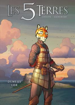 Couverture de la BD Les 5 Terres - Demeus Lor de Lewelyn - Editions Delcourt