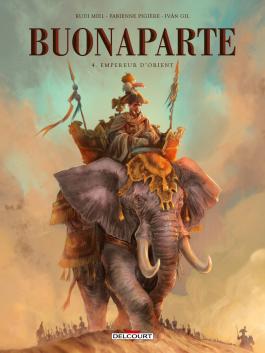 Couverture de la bd Buonaparte Tome 4 de Fabienne Pigiere et Rudi Miel - Editions Delcourt
