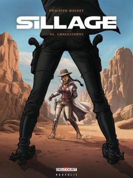 Couverture de la BD Sillage T24 Concessions de Philippe buchet - Editions Delcourt