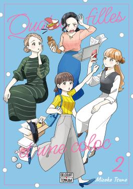 Couverture de la Quatre filles et une coloc T02 de - Editions Delcourt