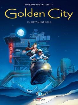 Couverture de la Golden City T17 de Daniel pecqueur - Editions Delcourt