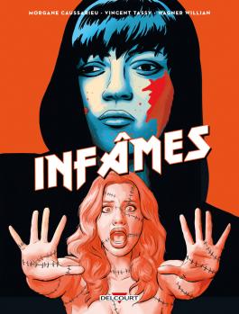 Couverture de la BD Infâmes de Vincent tassy - Editions Delcourt