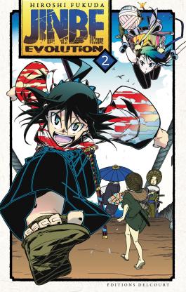 Couverture du Manga Jinbe Évolution T02 de Hiroshi fukuda - Editions Delcourt