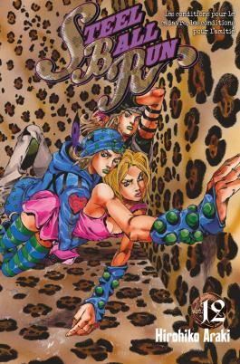 Couverture du Manga Jojo's - Steel Ball Run T12 de Hirohiko araki - Editions Delcourt