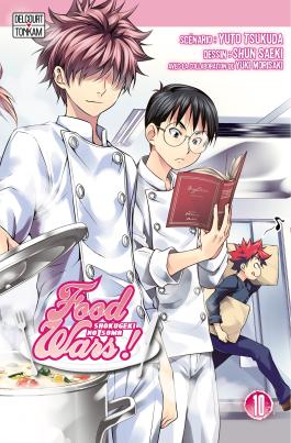 Couverture du manga Food wars ! Tome 10 de Yûto Tsukuda et Yuki Morisaki - Editions Delcourt