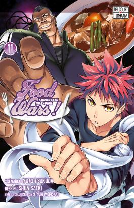 Couverture du manga Food wars ! Tome 11 de Yûto Tsukuda et Yuki Morisaki - Editions Delcourt