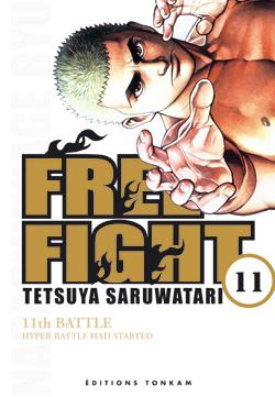 Couverture du Manga Free Fight T11 de Tetsuya saruwatari - Editions Delcourt