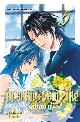Couverture du Manga Rosario + Vampire saison II T05 de Akihisa ikeda - Editions Delcourt