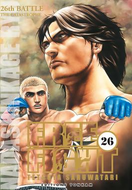 Couverture du Manga Free Fight T26 de Tetsuya saruwatari - Editions Delcourt