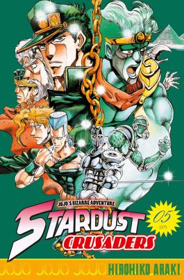 Couverture du Manga Jojo's - Stardust Crusaders T05 de Hirohiko araki - Editions Delcourt