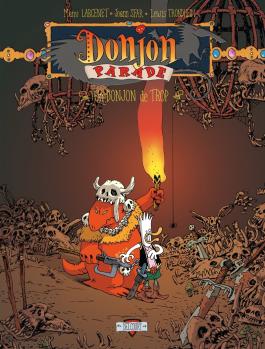 Couverture de la bd Donjon Parade Tome 1 de Joann Sfar, Lewis Trondheim et Mathieu Burniat - Editions Delcourt