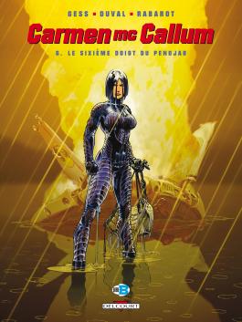 Couverture du Tome 6 de la BD Carmen Mc Callum : Le sixième doigt du Pendjab - Editions Delcourt