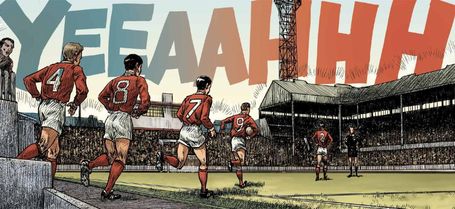 George Best, entrée sur la pelouse