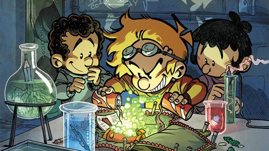 Extrait d’image n°2 de la BD Les Blagues de Toto « Le Savant Fou rire » - Editions Delcourt