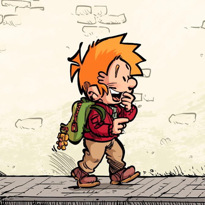 BD Les Blagues de Toto : illustration n°2 du personnage Toto - Editions Delcourt