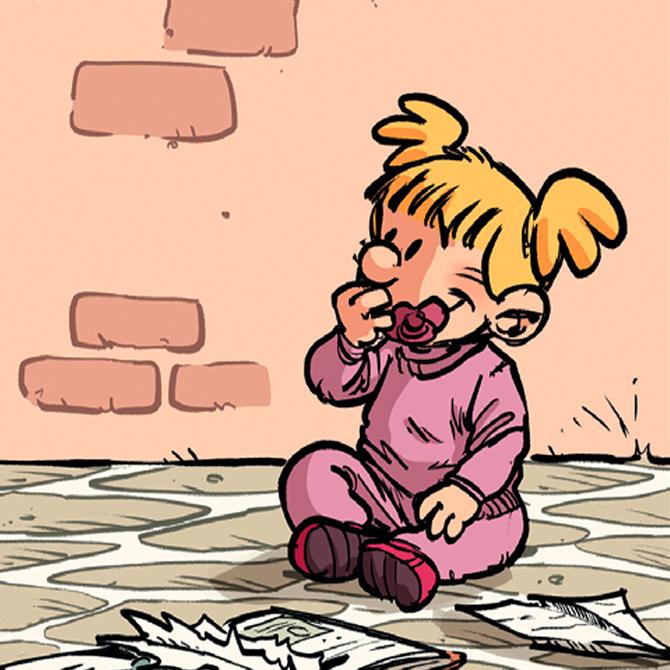 BD Les Blagues de Toto : illustration n°2 du personnage Ninie - Editions Delcourt