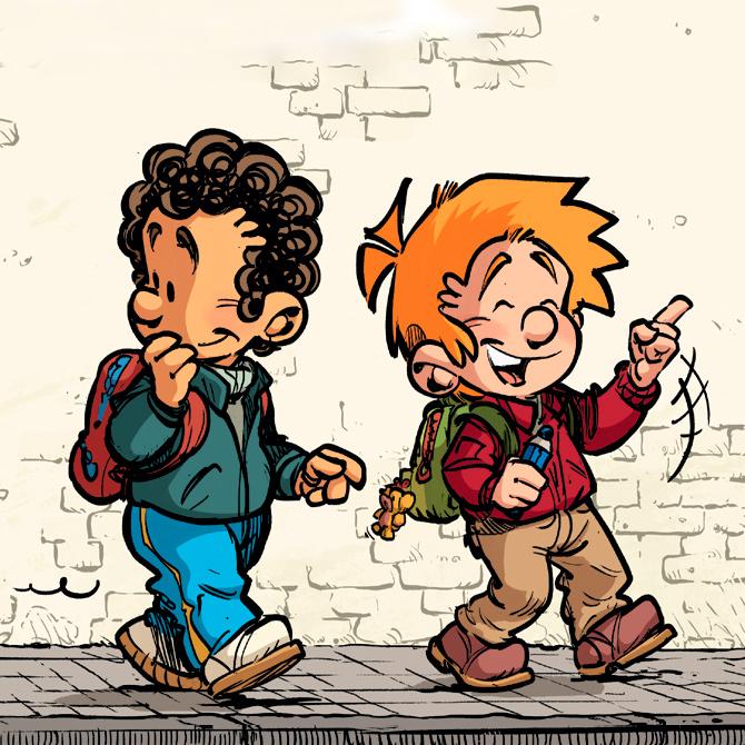 BD Les Blagues de Toto : illustration n°2 du personnage Yassine - Editions Delcourt